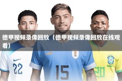 德甲视频录像回放（德甲视频录像回放在线观看）